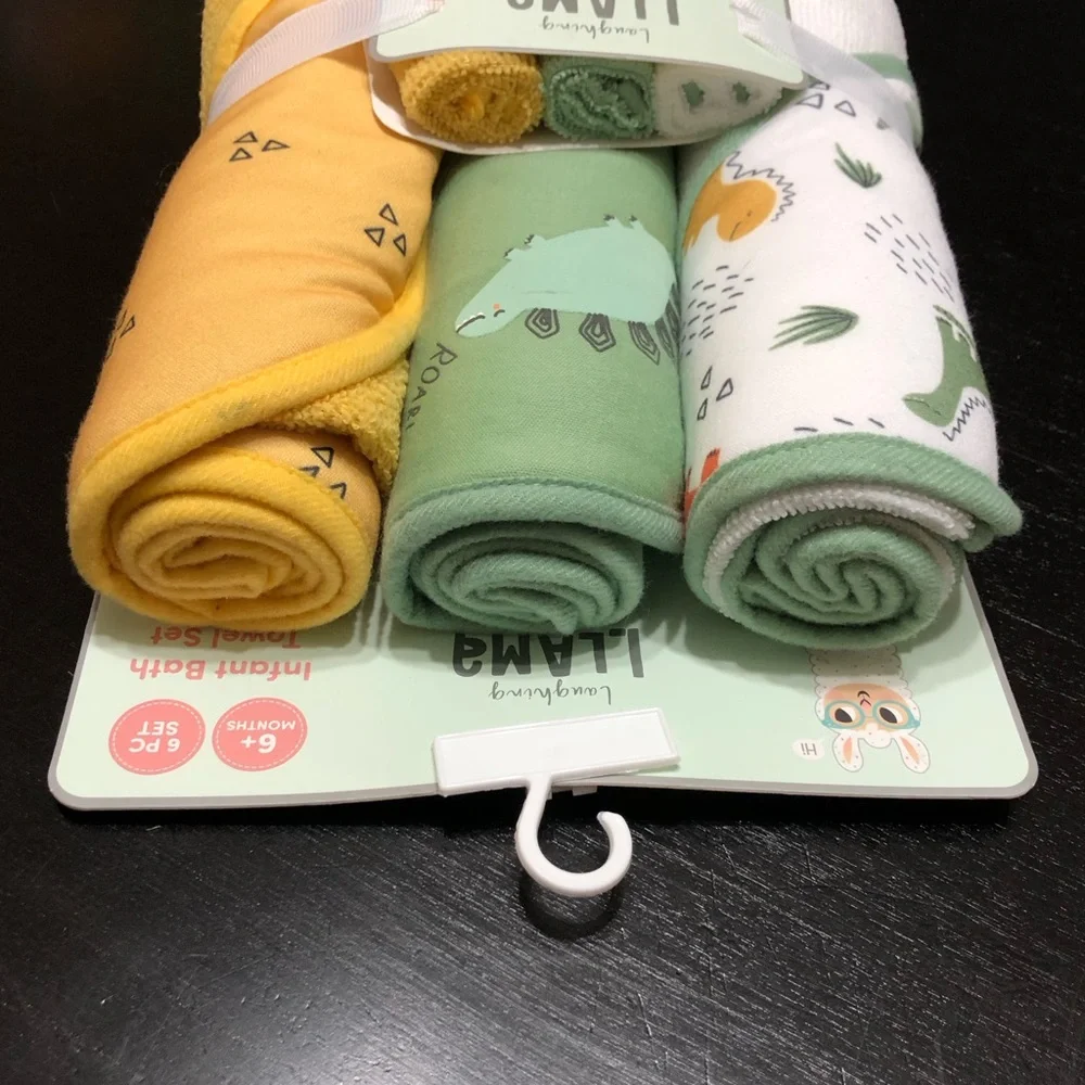 Laughing Llama Infant Bath Towel Set